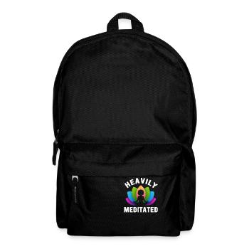 Stark meditiert - Rucksack - Schwarz - Vorne