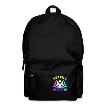 Stark meditiert - Rucksack - Schwarz - Vorne