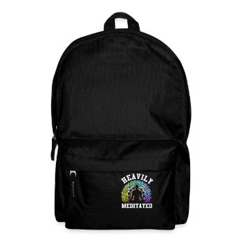 Stark meditiert - Rucksack - Schwarz - Vorne