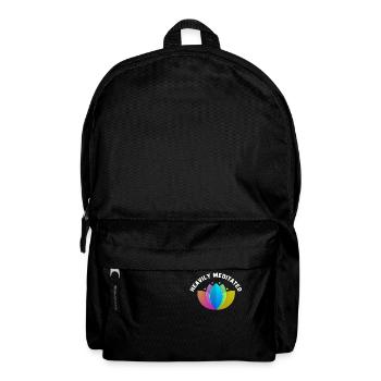 Stark meditiert - Rucksack - Schwarz - Vorne
