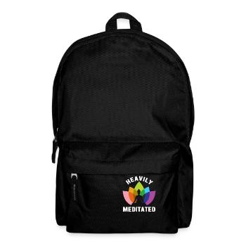 Heavily Meditated - Backpack - black - Front