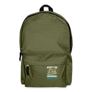 Flotteur de natation squelette - Sac à dos - vert olive - Devant