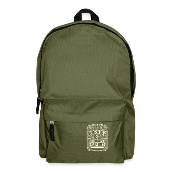 Attention, je pourrais me retourner 9 - Sac à dos - vert olive - Devant
