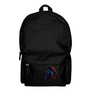 Red and Blue Labrador Retriever - Backpack - black - Front