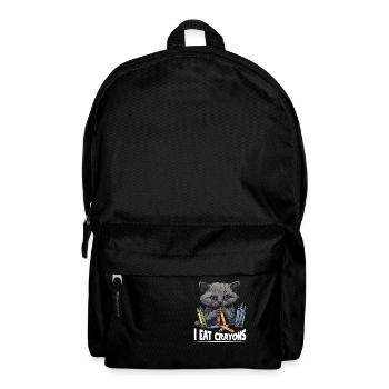 I Eat Crayons 28 - Rucksack - Schwarz - Vorne
