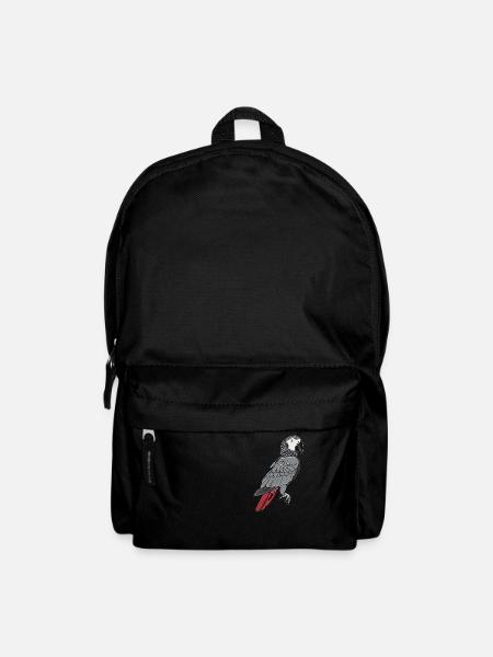 African grey parrots - Backpack - black