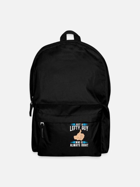 Linkshänder - Rucksack - Schwarz