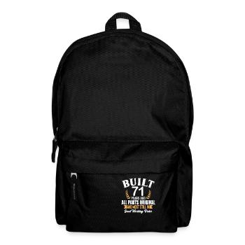 Built 71 Years Ago All Parts Original Outfit 71st - Backpack - black - Front