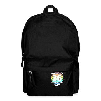 Lustige Gay Pride - 36. Geburtstag 36 BDay Lesben - Rucksack - Schwarz - Vorne