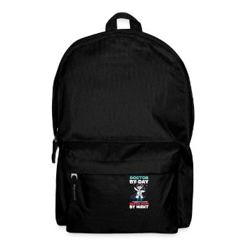 Vet Mom Doctor by Day, Super Mom by Night - Backpack - black - Front