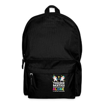 Teacher Besties Because Going Crazy - Backpack - black - Front