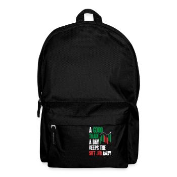 Trading Crypto Stock Market Investor Day Trader - Backpack - black - Front