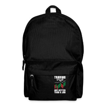 Trading Crypto Stock Market Investor Day Trader - Backpack - black - Front