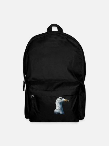 Möwe - Rucksack - Schwarz