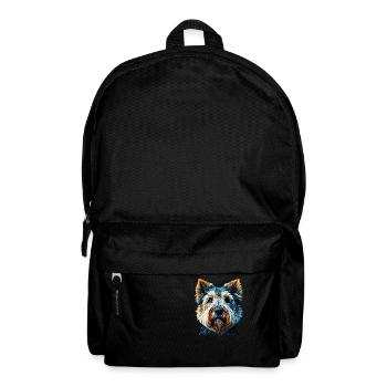 Polygon Art Glen Of Imaal Terrier Terriers - Backpack - black - Front