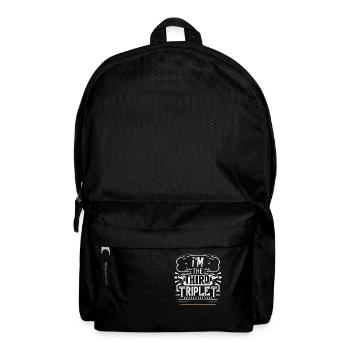 I'm The Third Triplet 7 - Backpack - black - Front