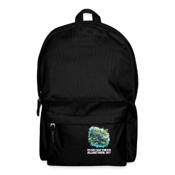 Alligatoren Alligator - Rucksack - Schwarz - Vorne