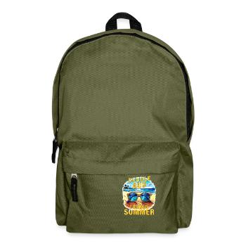 SCHOOL OUT FOR THE SUMMER - Backpack - olive green - Front
