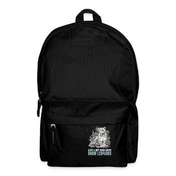 Snow Leopard Schneeleoparden Schneeleopard - Backpack - black - Front