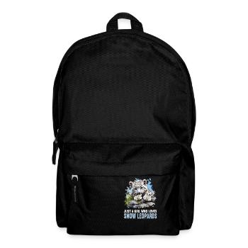 Snow Leopard Schneeleoparden Schneeleopard - Backpack - black - Front