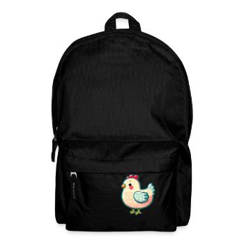 chicken - hen - Chiken - Backpack - black - Front