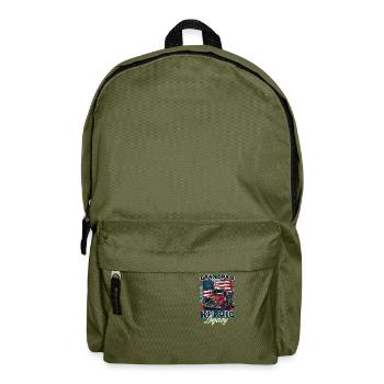 Firefighter Grandpa Heroic Legacy - Backpack - olive green - Front
