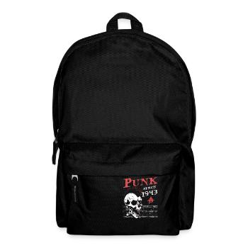 Punk Since 1943, Punks Not Dead, 81 Years Old and - Backpack - black - Front
