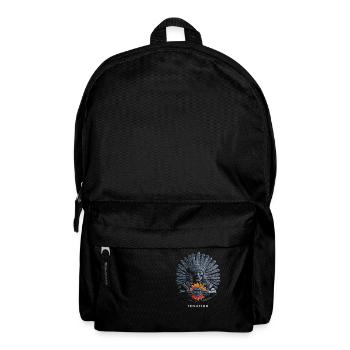 Aztec God Ancient Mythology Tonatiuh with - Backpack - black - Front