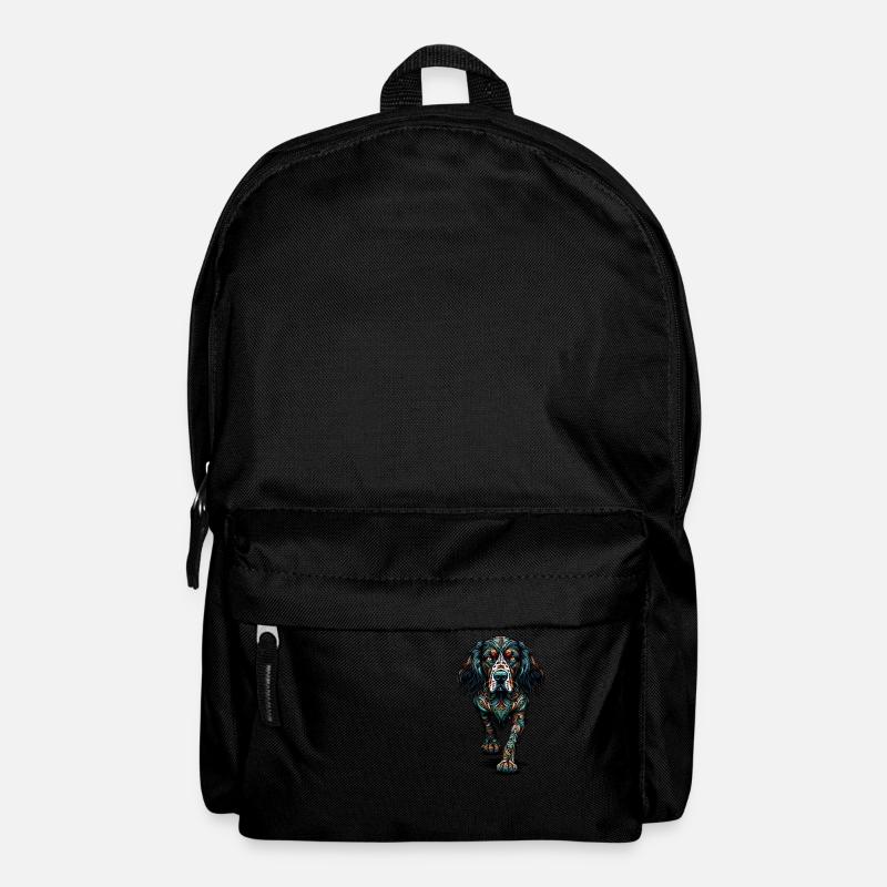 Mandala Art English Setter Laverack Setter - Rucksack - Schwarz