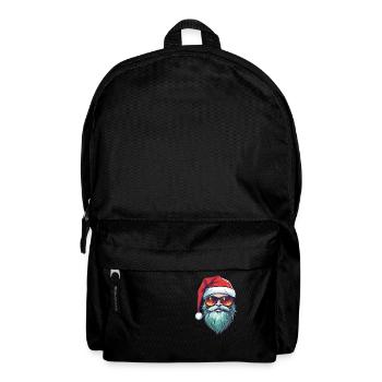 Santa Claus Cool Christmas - Backpack - black - Front