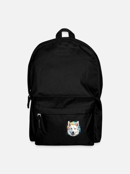Berger blanc Suisse rayon de soleil - Sac à dos - noir