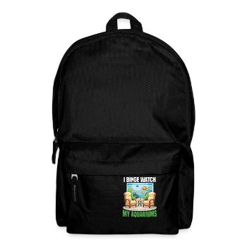 I Binge Watch My Aquariums - Backpack - black - Front