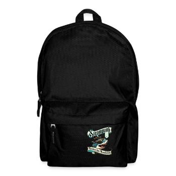 Steampunk Shark Comic - Backpack - black - Front
