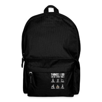 Miniature Schnauzer Dog Schnauzer - Backpack - black - Front