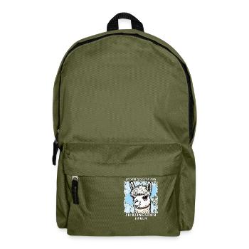 ANIMAL PRÉFÉRÉ DE L’ALPAGA - Sac à dos - vert olive - Devant