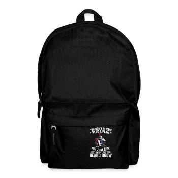 Motorcycle Beard Biker Full Beard Bike Rocker - Sac à dos - noir - Devant