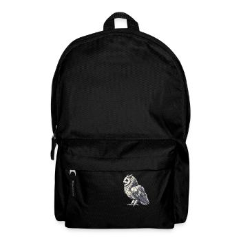 Geometric Art Owl Bird Owlet Owls Lover - Backpack - black - Front