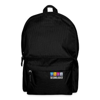 Genialer Seismologe, Lustiger Vulkanologe, - Rucksack - Schwarz - Vorne