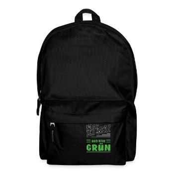 AIME LE NOIR ET PAS LE VERT - Sac à dos - noir - Devant