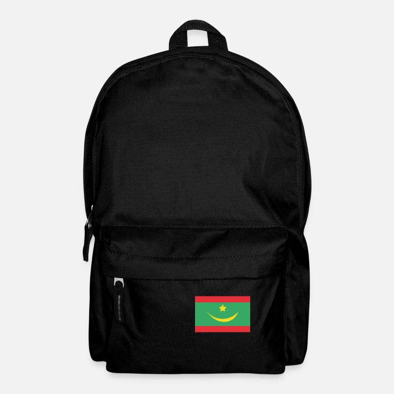 Drapeau de la Mauritanie - Sac à dos - noir