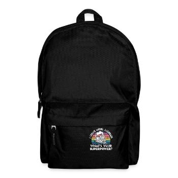 I Create Model Railroads Superpower - Backpack - black - Front