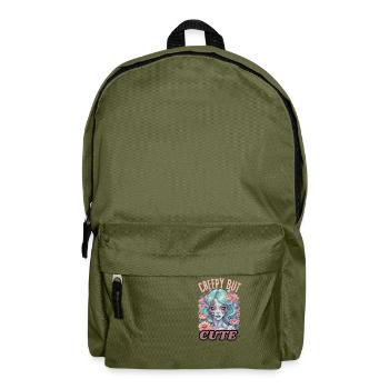 Creepy But Cute. - Backpack - olive green - Front