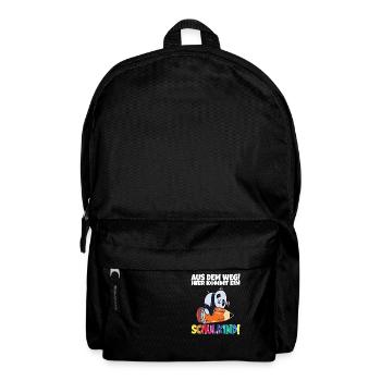 Schulkind 2024 Einschulung Schulanfang - Rucksack - Schwarz - Vorne