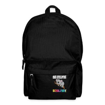 Schulkind 2024 Einschulung Schulanfang - Rucksack - Schwarz - Vorne