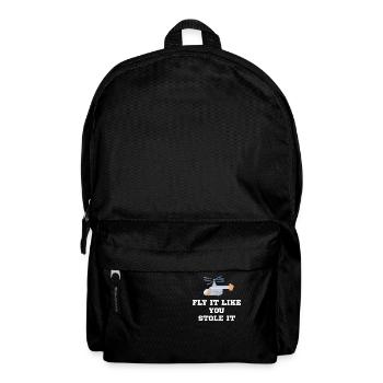 Fliegen Sie, Als Hätten Sie Es Gestohlen. - Rucksack - Schwarz - Vorne