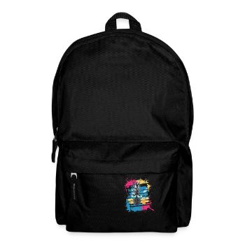 Sun Beach Pineapple - Tropical and Refreshing - Backpack - black - Front