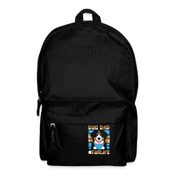 Bernese Mountain Dog Father Dog Dad For Life - Backpack - black - Front