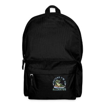 Fais semblant d’être un alligator - Sac à dos - noir - Devant