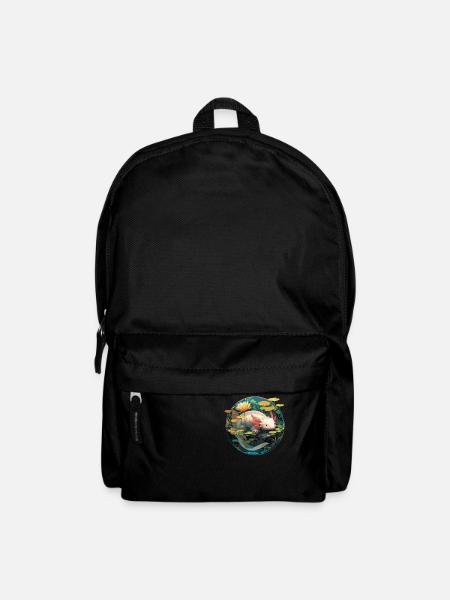 Axolotl - Rucksack - Schwarz