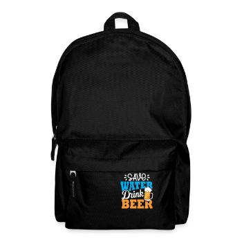 Save Water Drink Beer - Backpack - black - Front